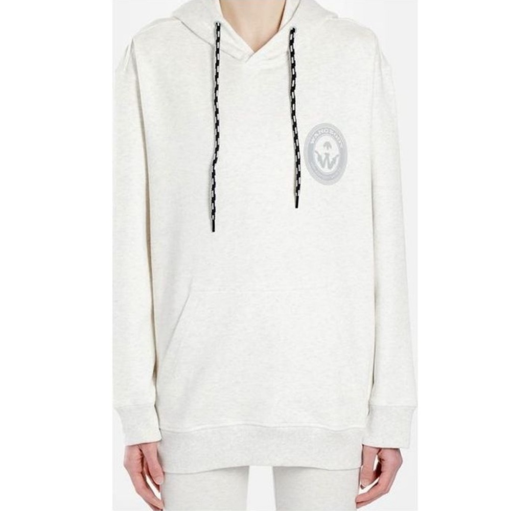 Adidas x‎ Alexander Wang Body Pullover Hooded Unisex Cream Hoodie